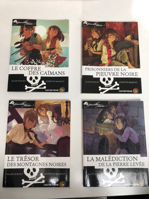 Lot 4 livres Pavillon Noir