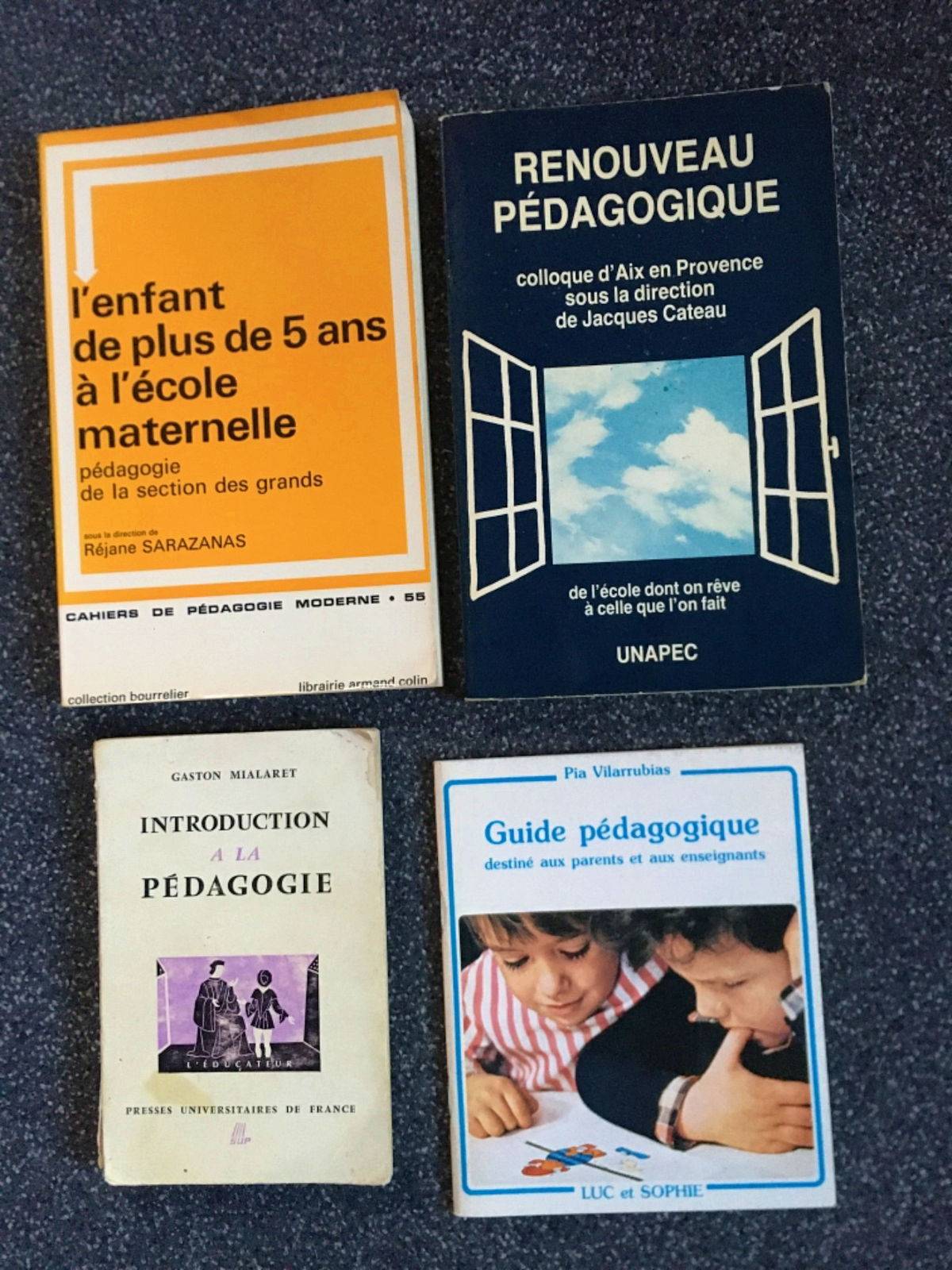 Livres pédagogiques de maternelle