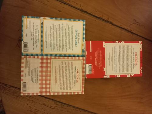 3 livres de poches