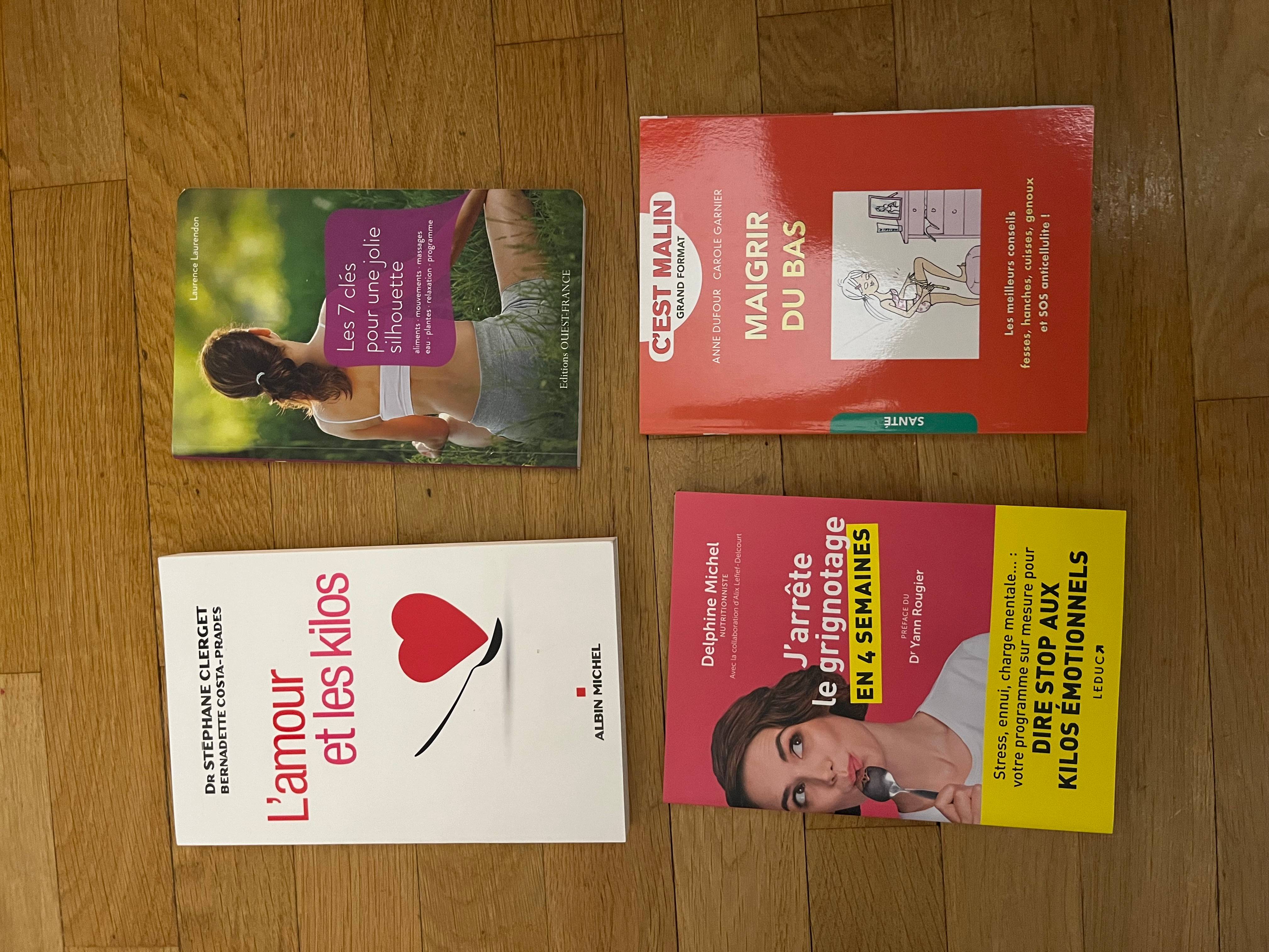 Livres sur les régimes et grignotage