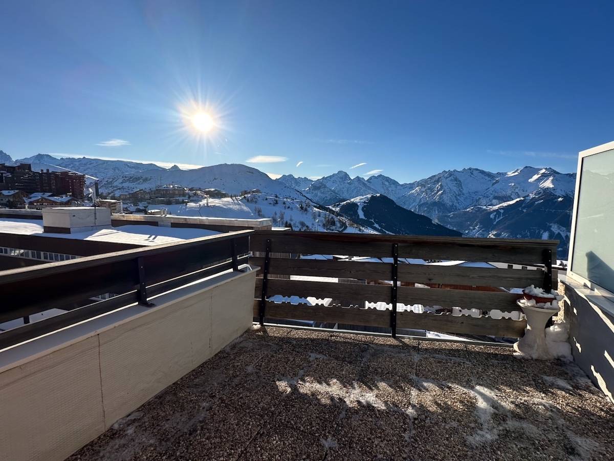 Loue appartement spacieux à l’Alpe d’Huez (38) - 6 couchages - 2 chambres - Terrasse panoramique proche pistes