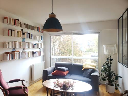 Loue appartement meublé - 2 chambres, 62m², Paris 19ème