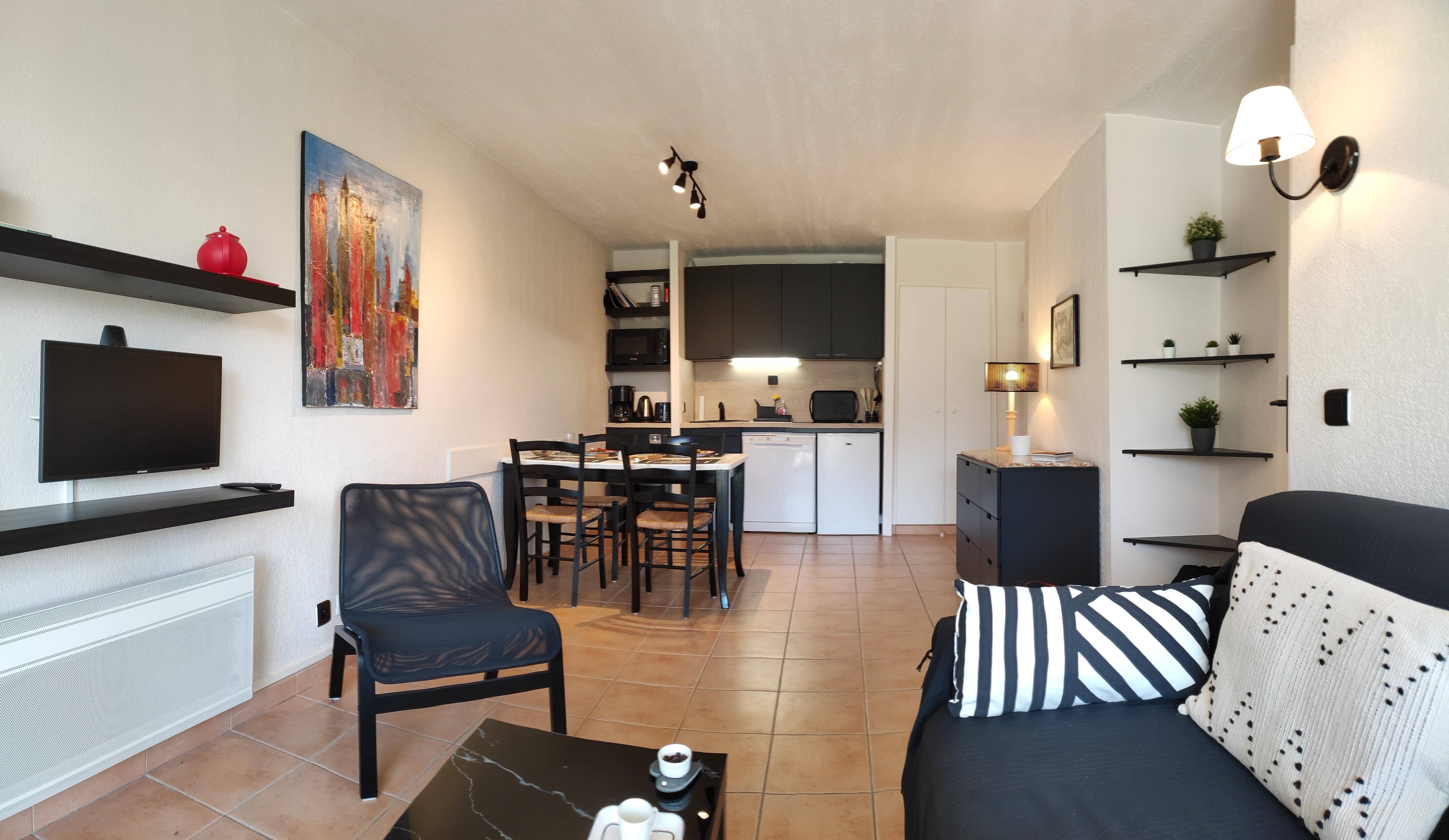 Loue appartement sur parc et piscines - 4 couchages - La Baule (44)