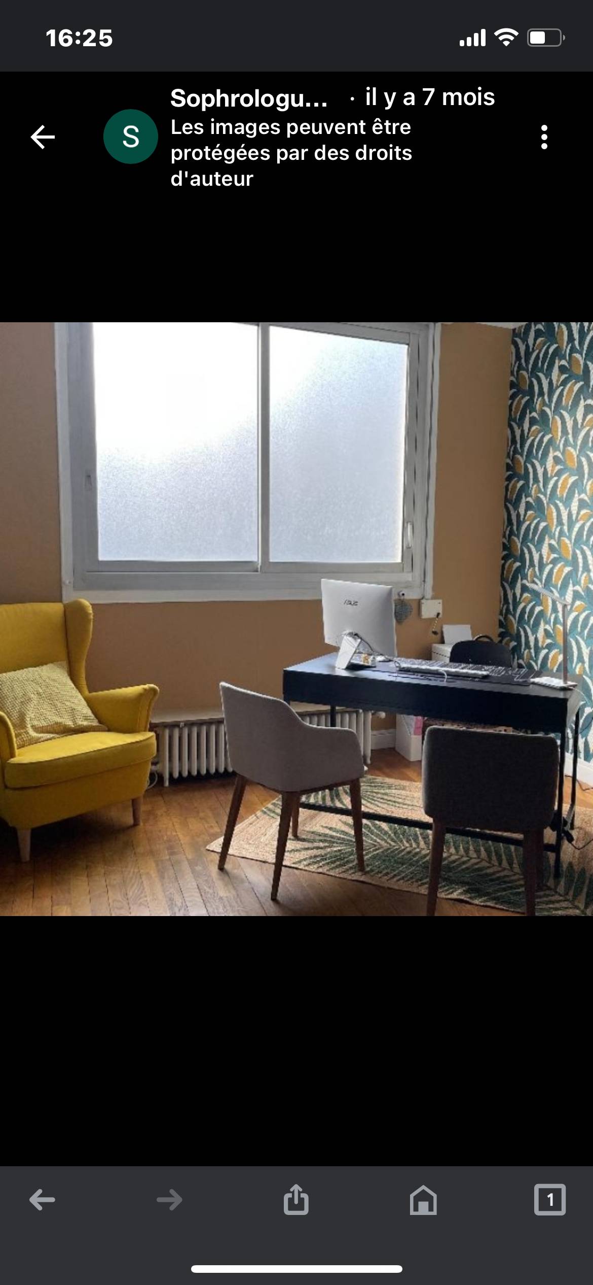 Une photo de l’annonce