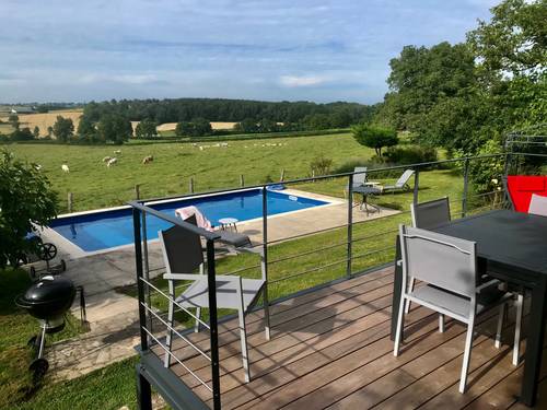 Loue maison rénovée standing - jardin clos & piscine - 13 couchages - Sud Bourgogne La Guiche (71)