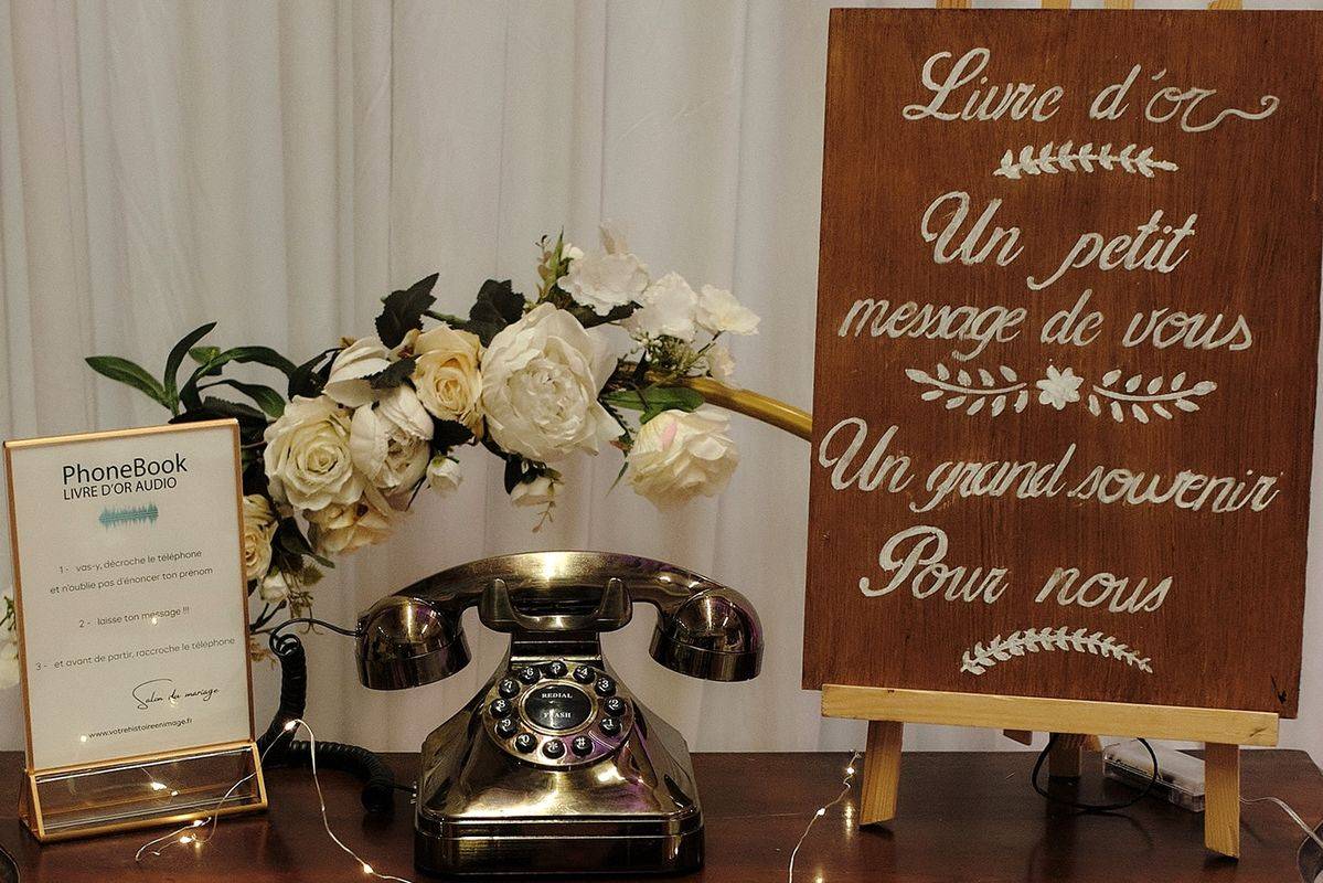 Location livre d’or audio (audio booth) pour vos événements