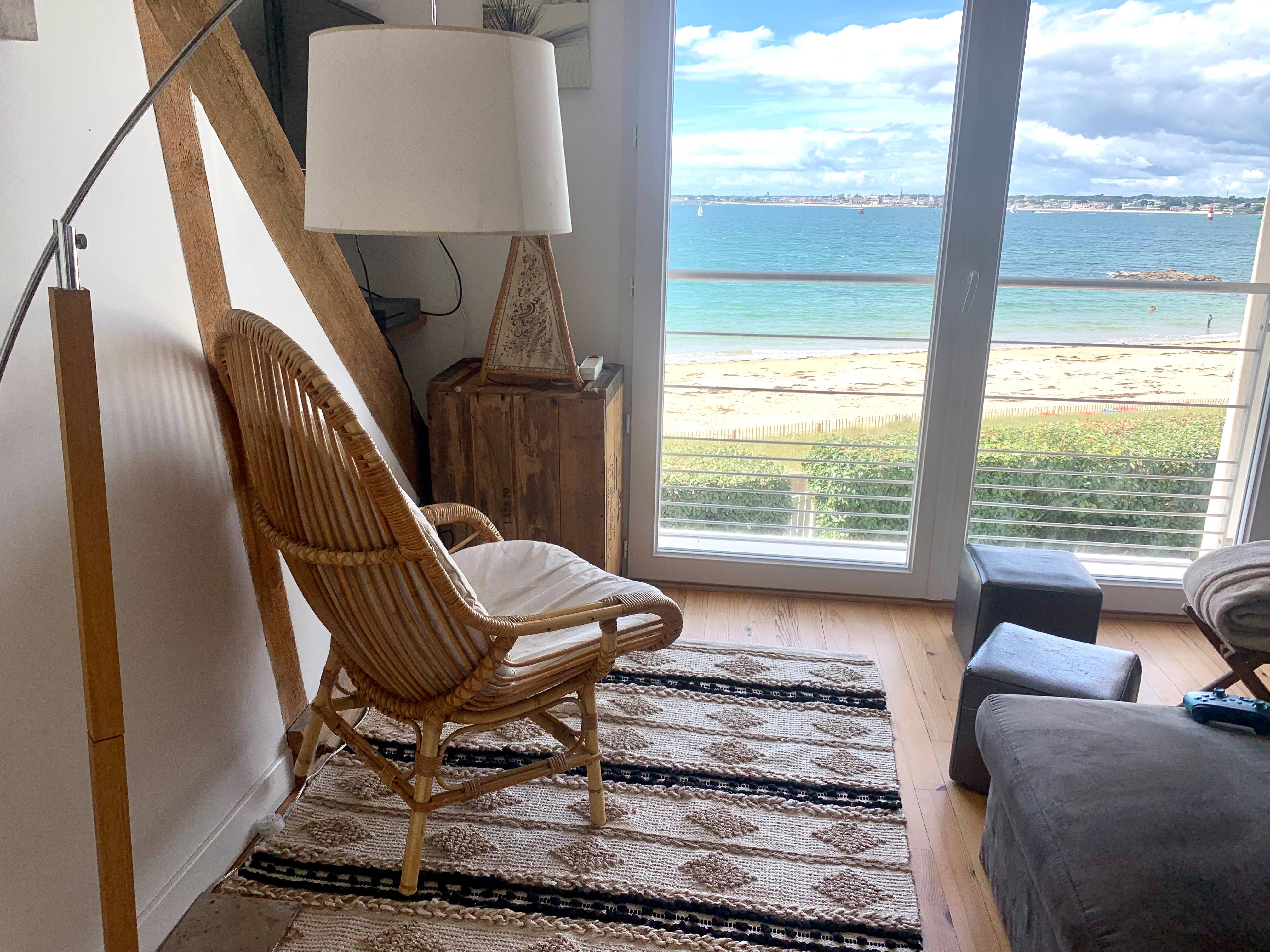 Loue maison bord de mer - 3 chambres, 8 couchages, Gâvres (56)