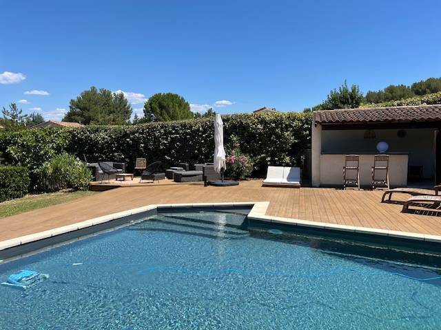 Loue maison à la semaine - 4 chambres, jardin, piscine, Puyricard, Aix-en-Provence (13) - 8 couchages