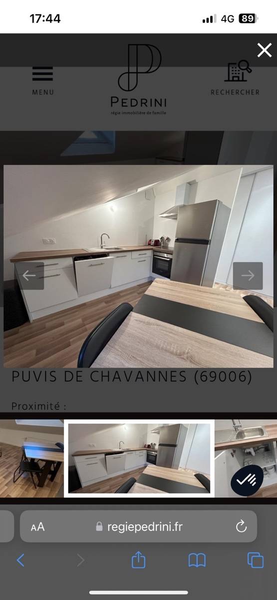 Loue T2 30m² mansardé Lyon 6ème Puvis de Chavannes