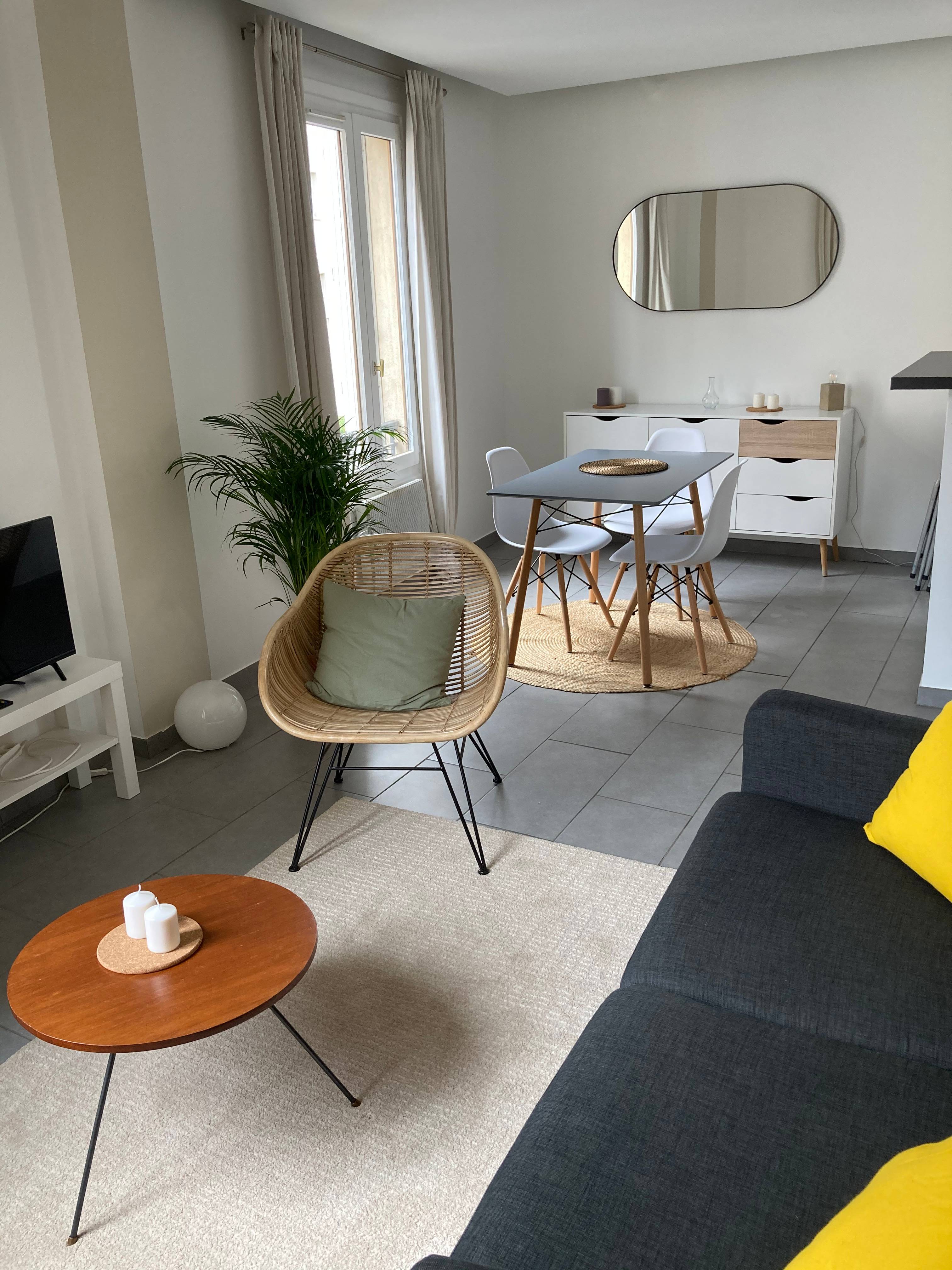 Loue beau meublé 35m² Pantin - 1 chambre