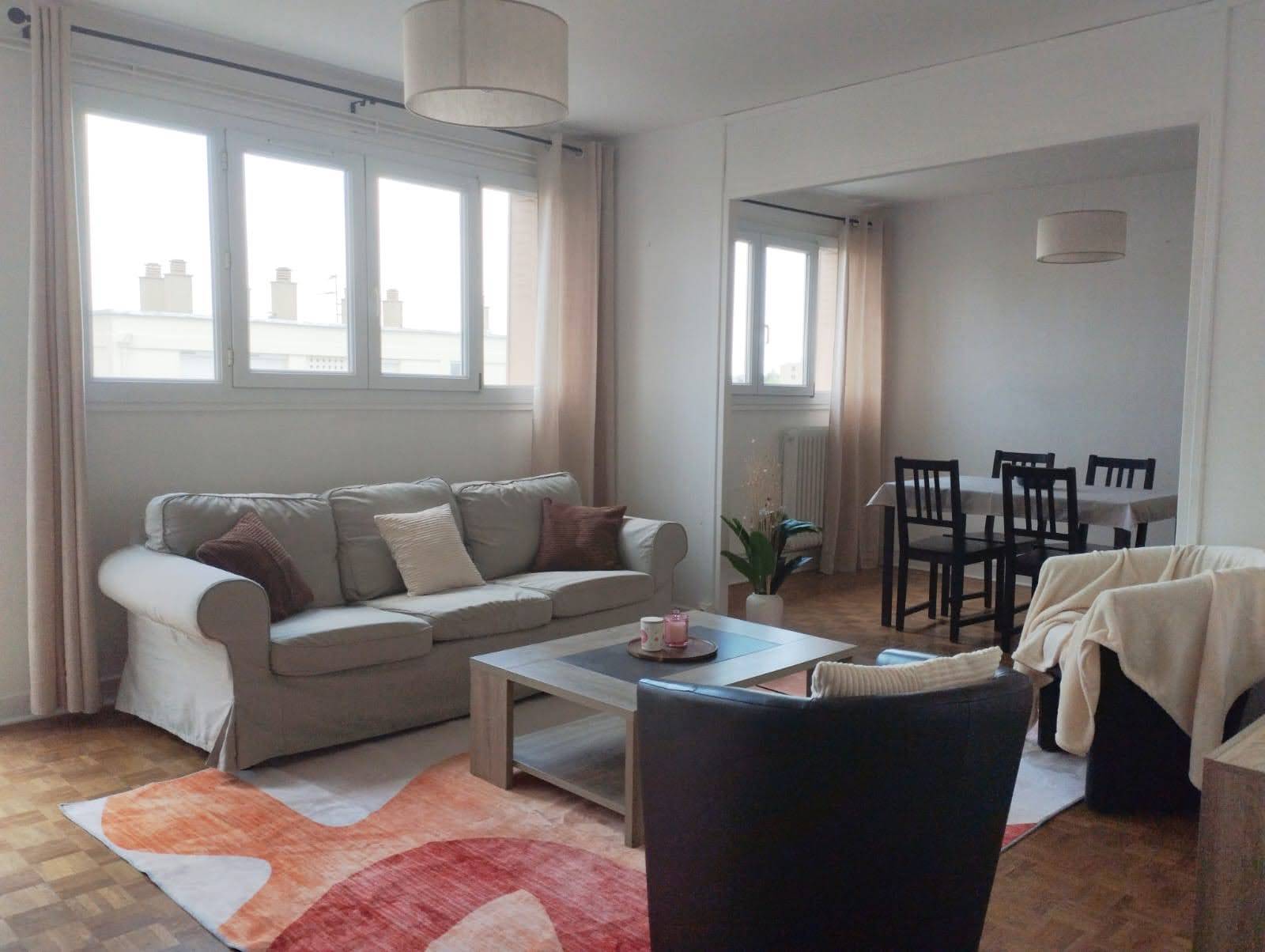Loue appartement T2 meublé - 57m² - Valence (26)