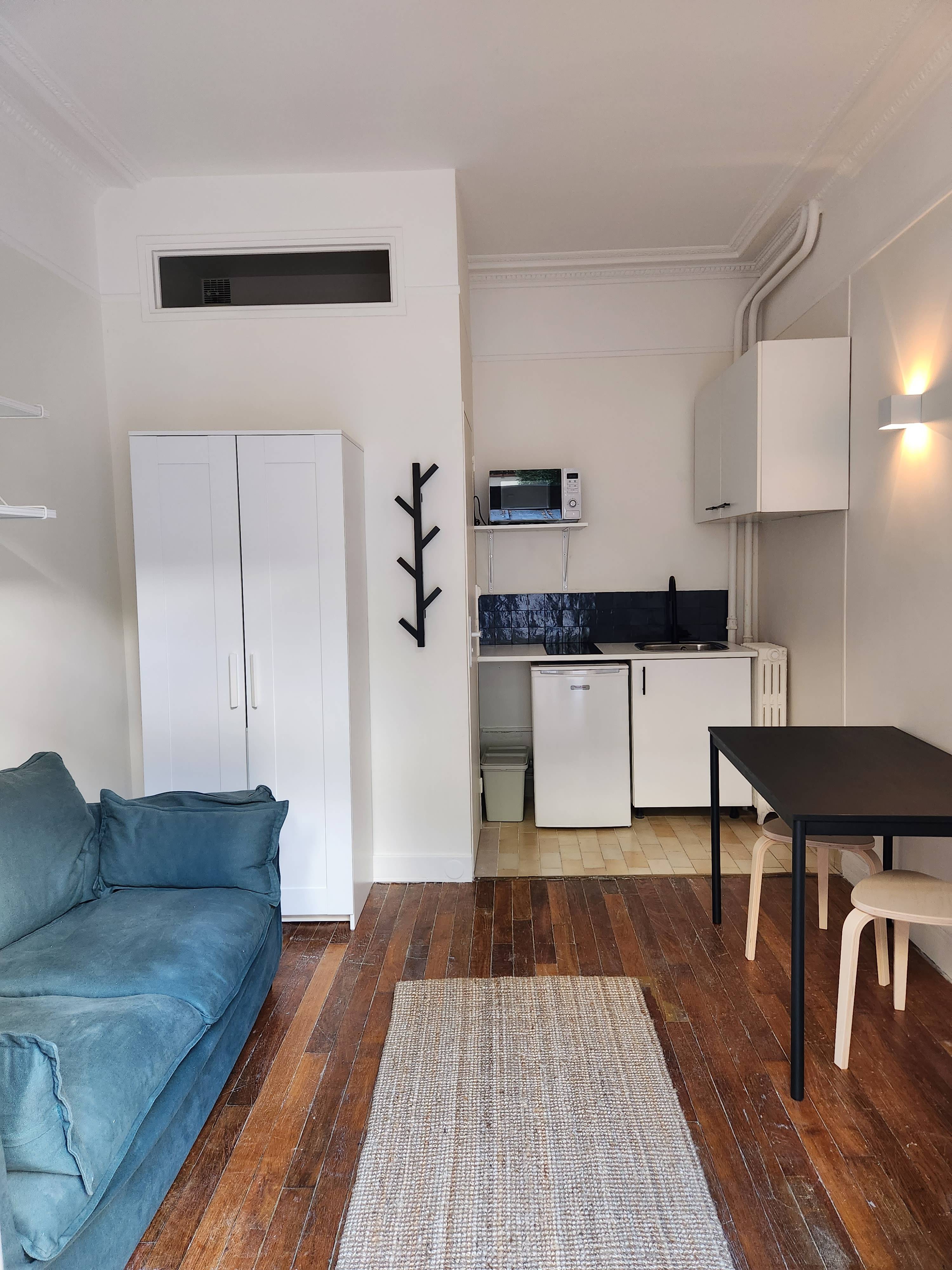 Loue studio meublé 14m² Boulogne-Billancourt
