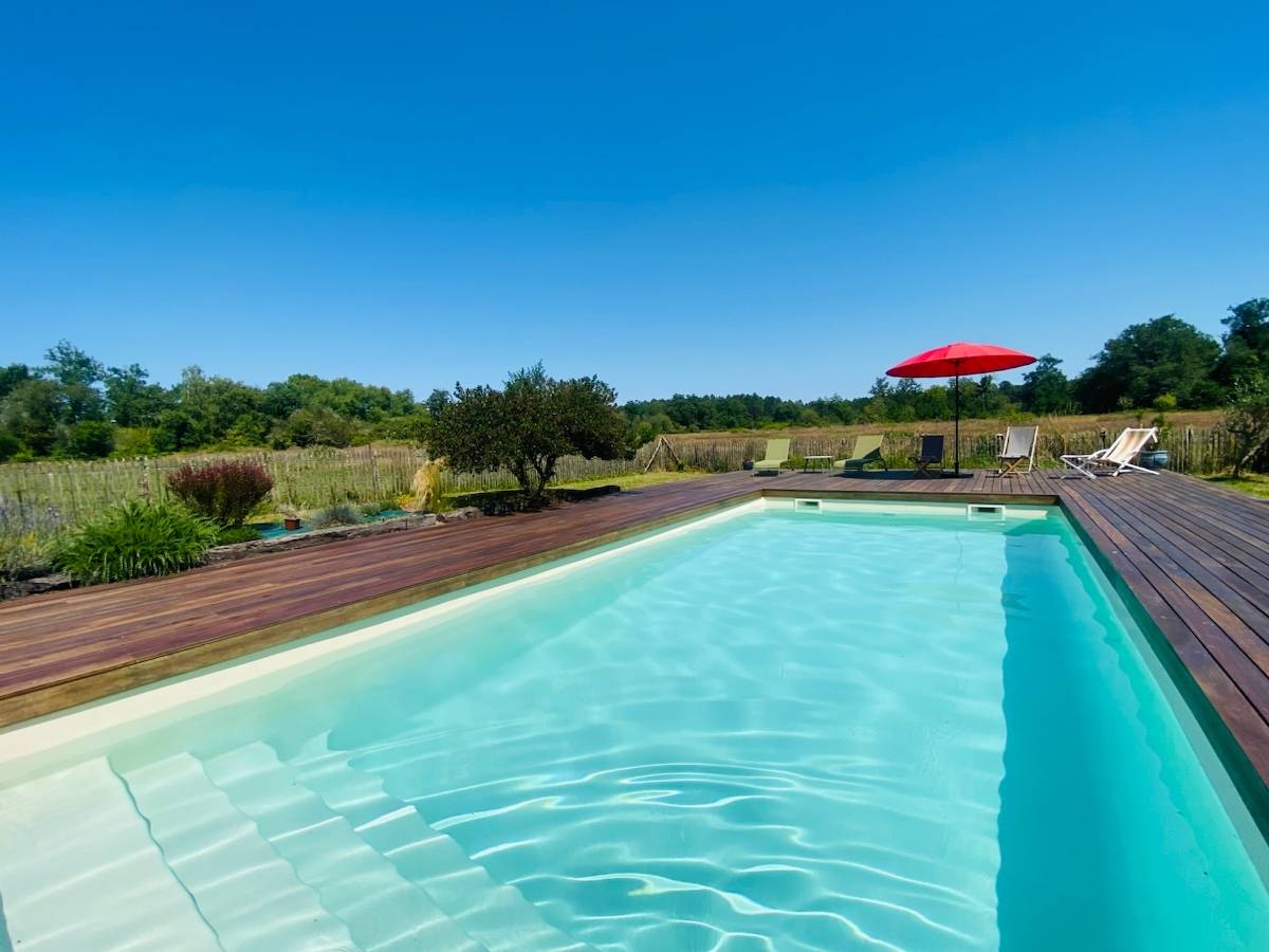 Loue maison landaise avec piscine - 10 couchages - Antagnac