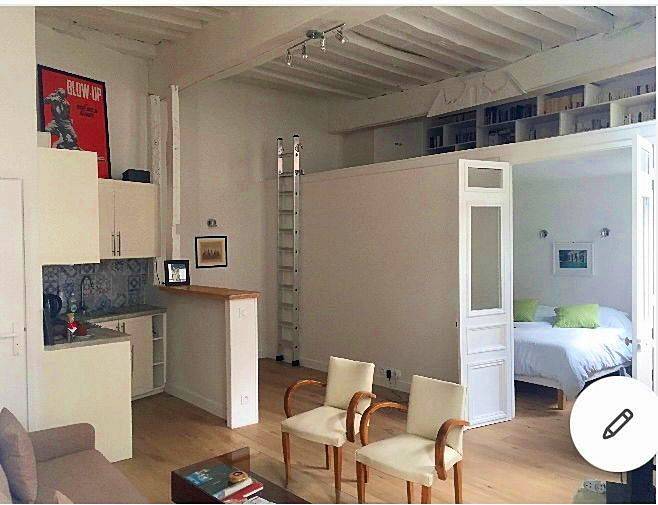 Loue appartement Marais Paris 3ème - 38m² - 2 couchages