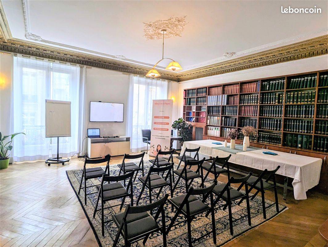 Loue salle prestige réunion, séminaire, assemblée copropriété