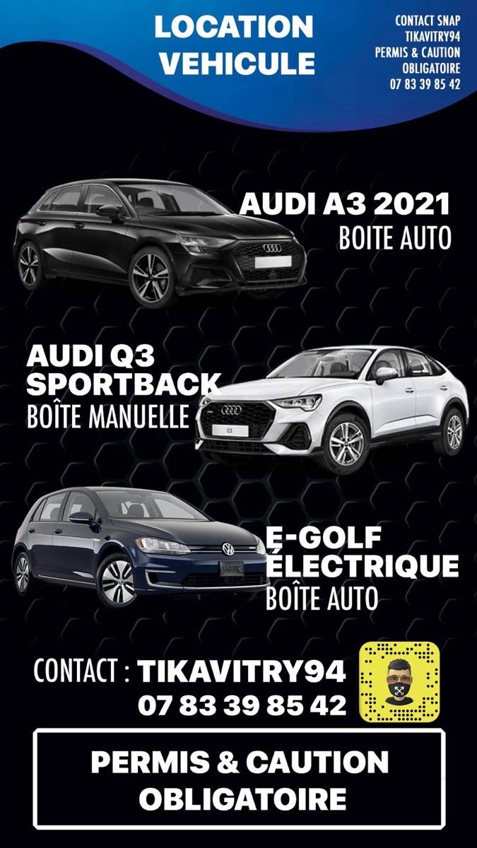 Location de véhicule - 2021, 65454km sur Gens de Confiance