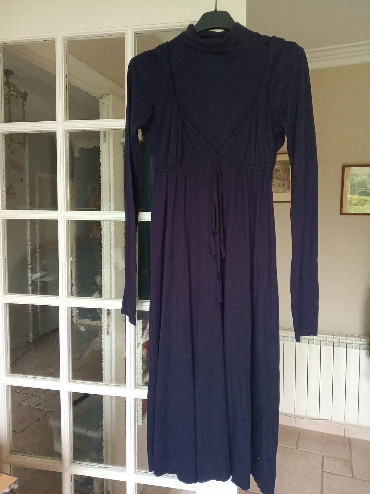 Robe Longue Marine Maje Taille 1 On Gens De Confiance robe-longue-marine-maje-taille-1-on-gens-de-confiance