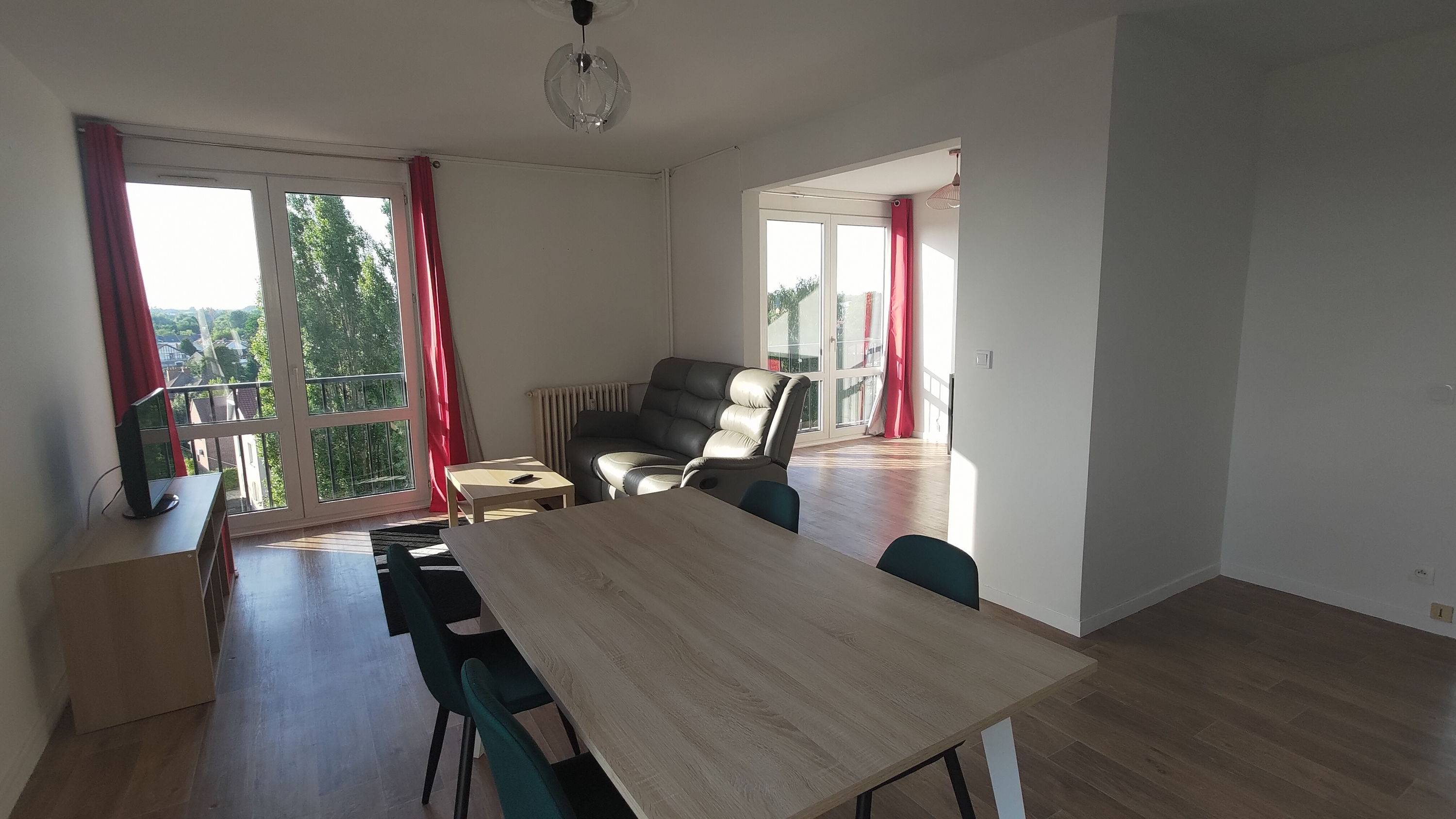 Loue appartement meublé lumineux T2bis, Wasquehal, proche métro et commerces