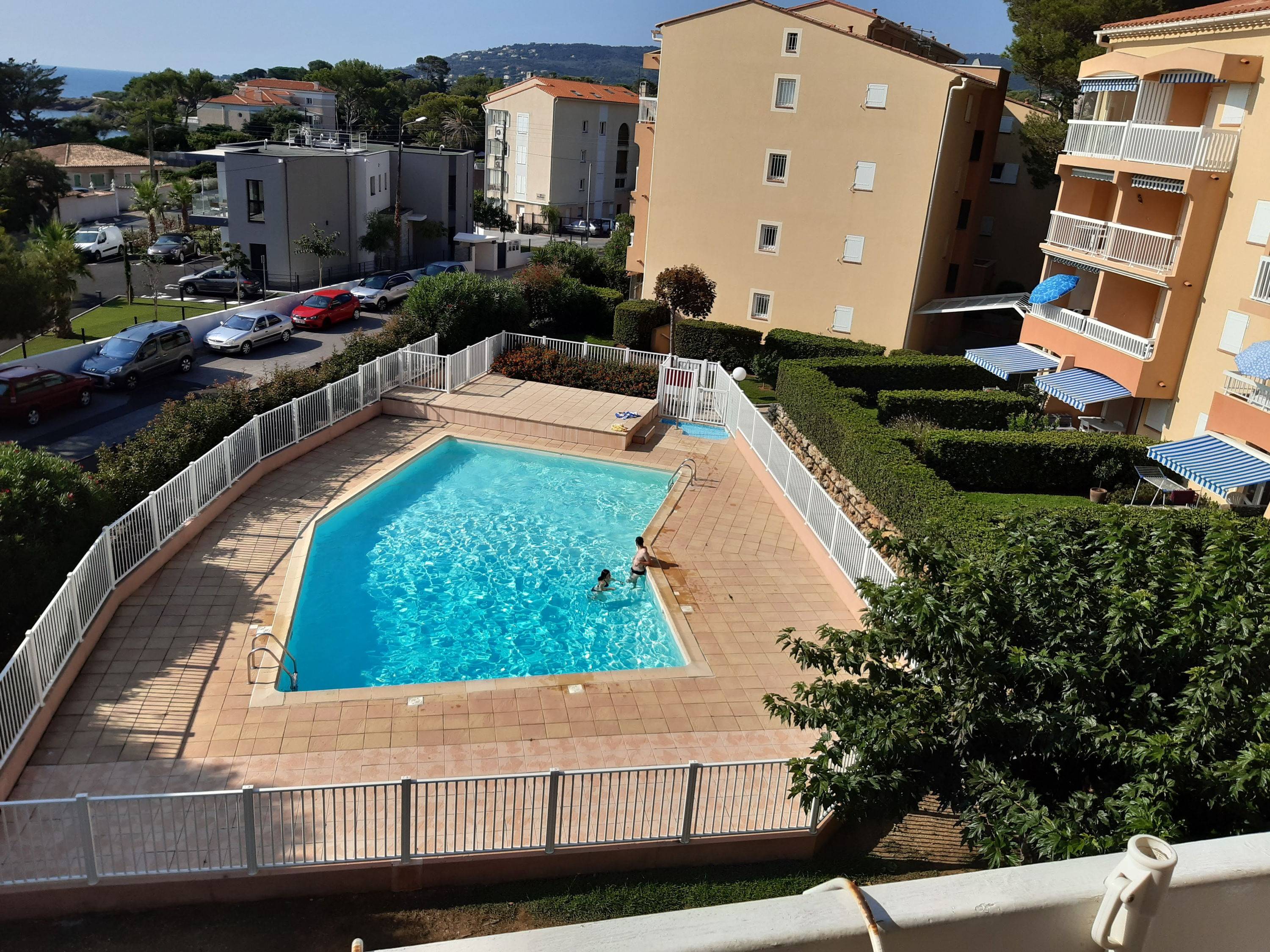 À louer à Fréjus/Saint Aygulf Piscine Plage 150m Appt 5 pers Vue mer