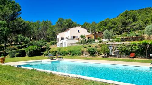 Loue Villa, 3 chambres, vue magnifique, grande piscine - 6 couchages - Rognes (13)