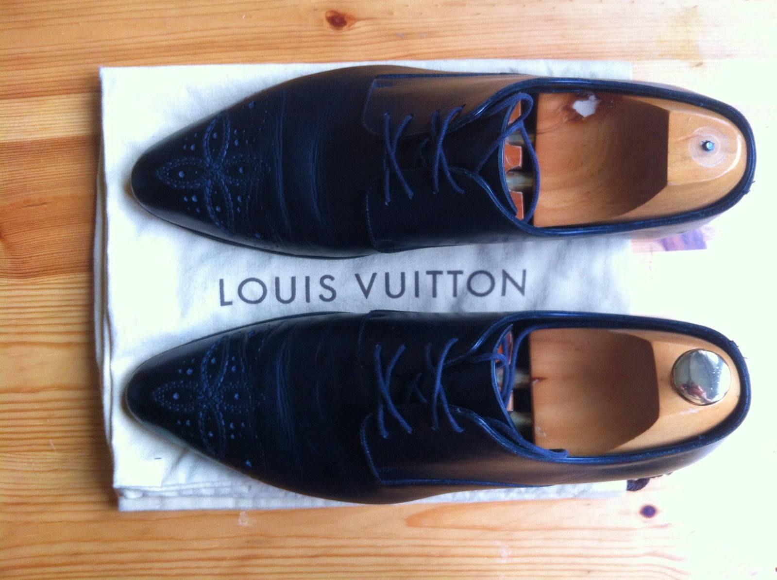 Louis VUITTON Souliers Chaussures Taille 8 42 Noires