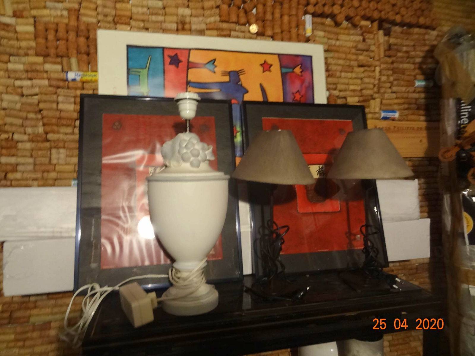 2 Luminaires tablette