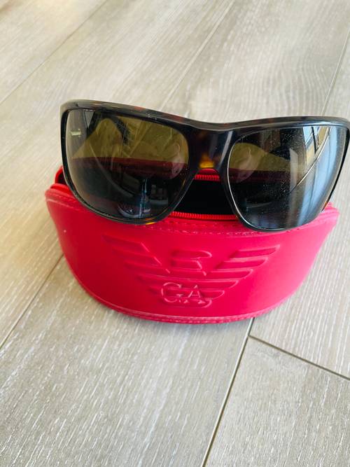 Lunettes de soleil homme Armani écailles