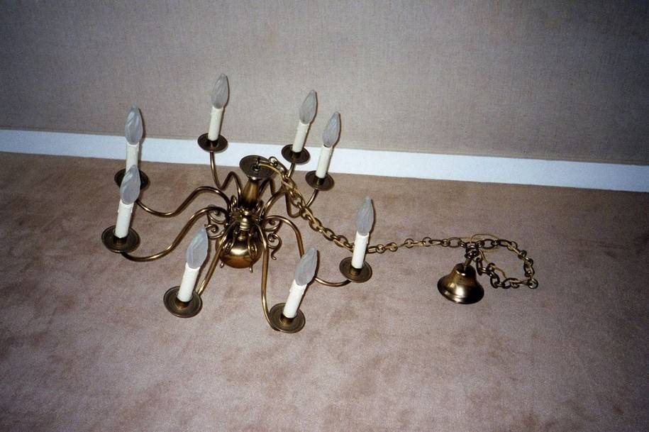 Lustre en bronze 8 branches