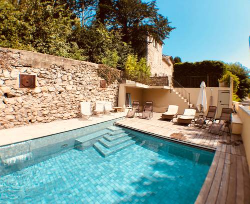 Loue maison Bastide du XVIIIème proche Anduze, Uzès, Nîmes - 12 couchages