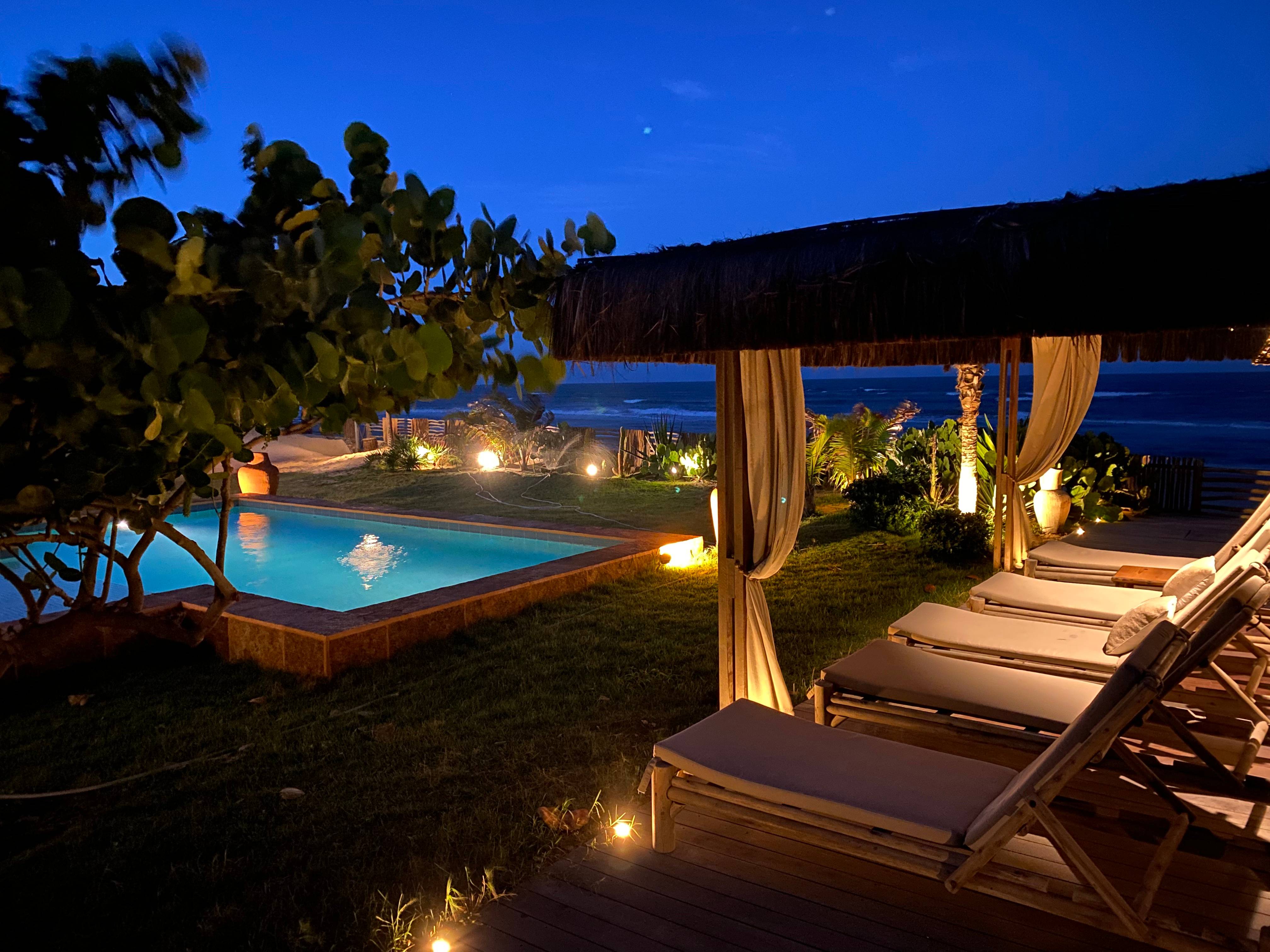 Loue Luxueuse villa sur la plage dans le nordeste du Brésil à Guajiru