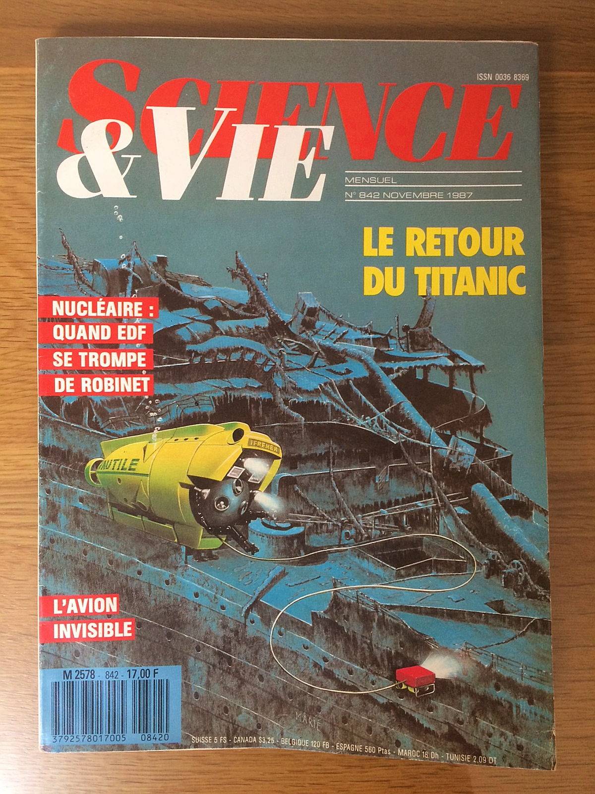Vends ancien magazine Science & Vie