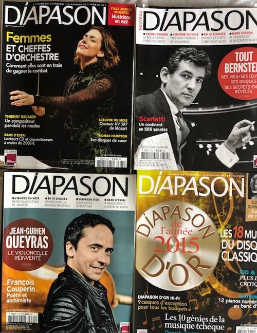 Lot de 28 magazines Diapason musique classique