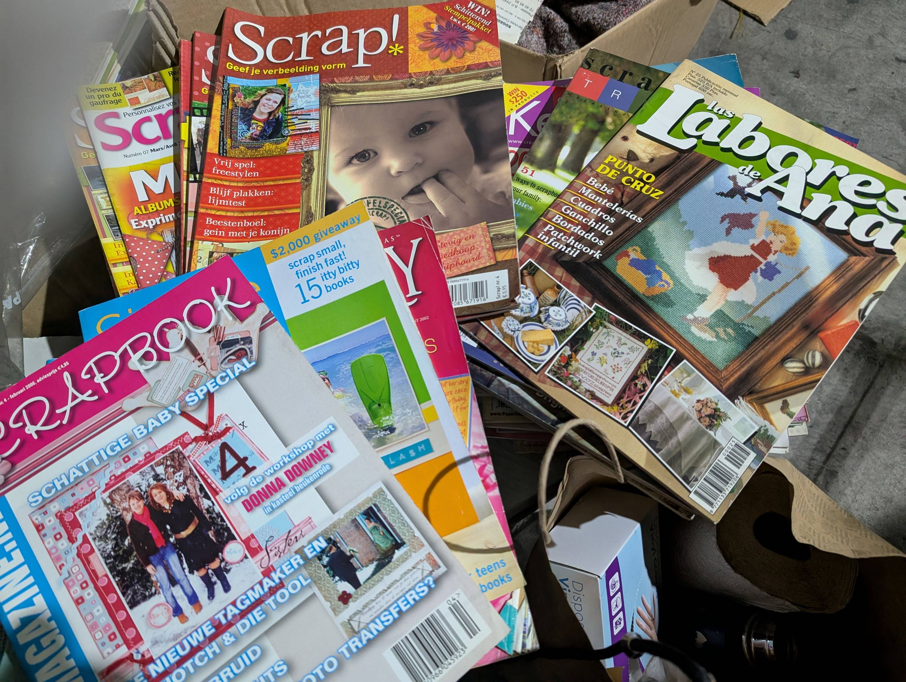 Magazines scrapbooking