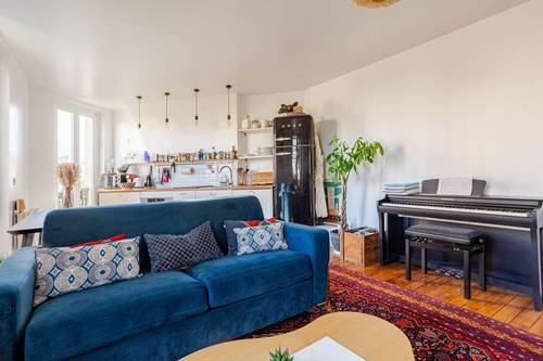 Loue appartement 54m² Paris 10ème - Quartier de Belleville