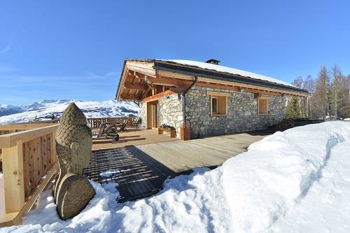 Loue chalet exceptionnel 14 couchages, aux Arcs 1800 (73), cadre naturel et paisible