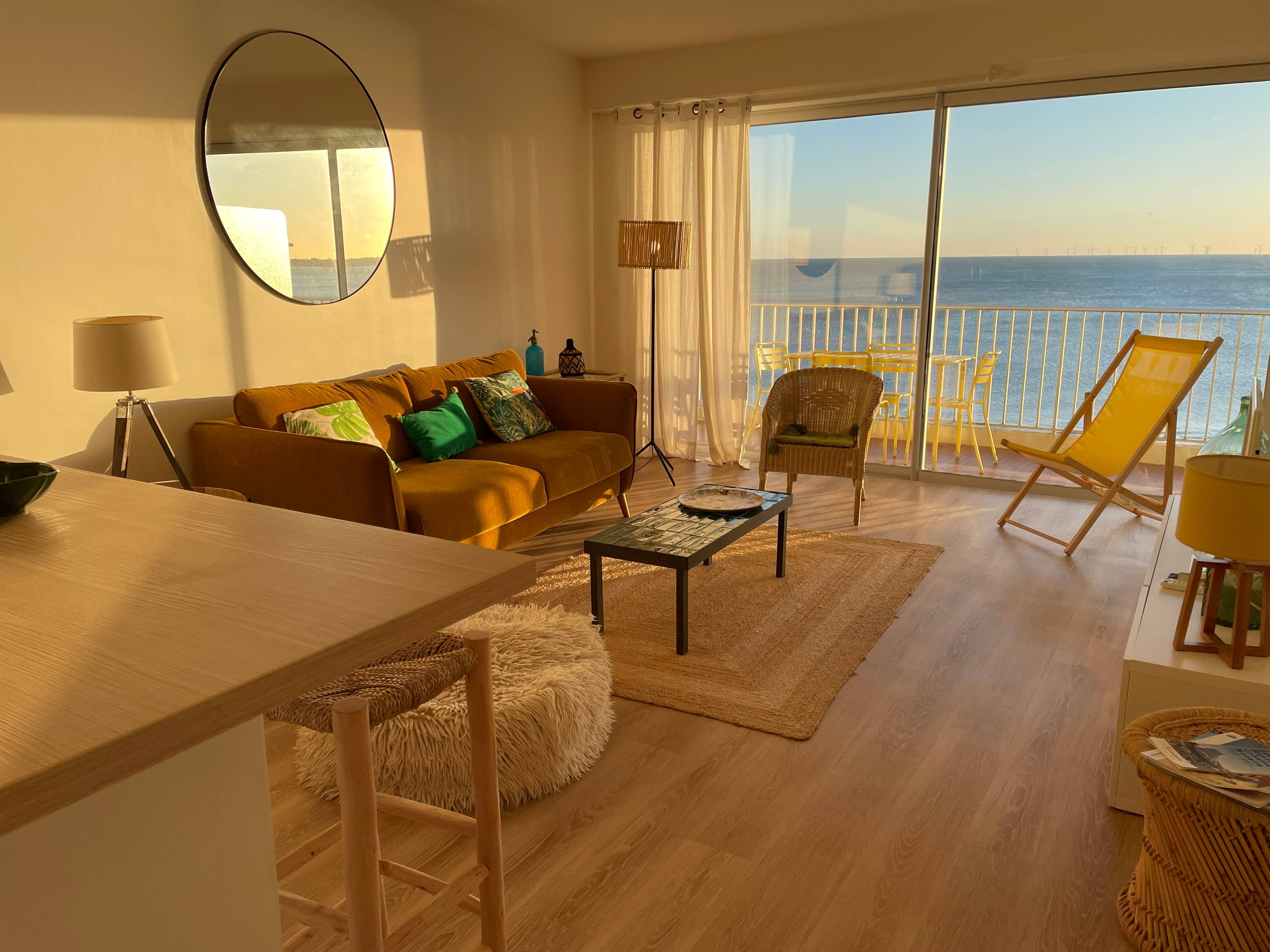 Loue magnifique T2 Face mer avec terrasse -4 couchages - La Baule-Escoublac (44)