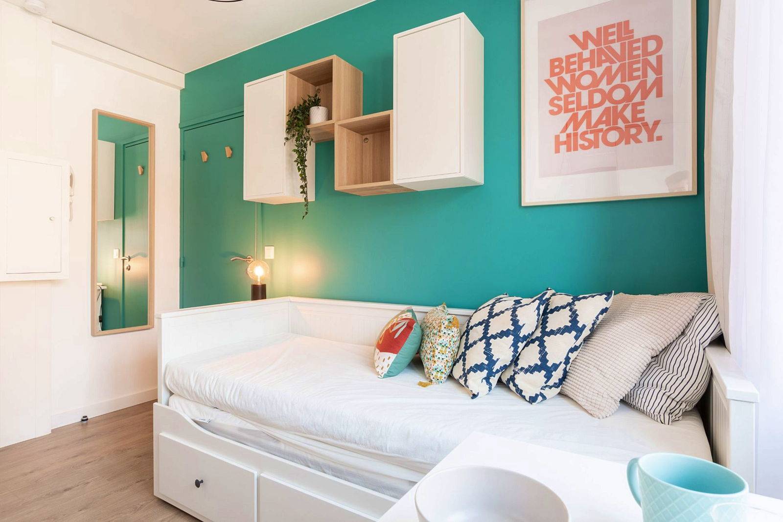 Loue Magnifique T1 meublé – Lille Lomme Euratechnologie (59) – 11m²