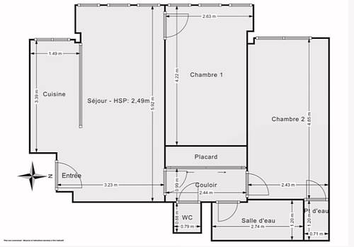 Vends Magnifique 3 pièces - 51m² - Boulogne-Billancourt (92)