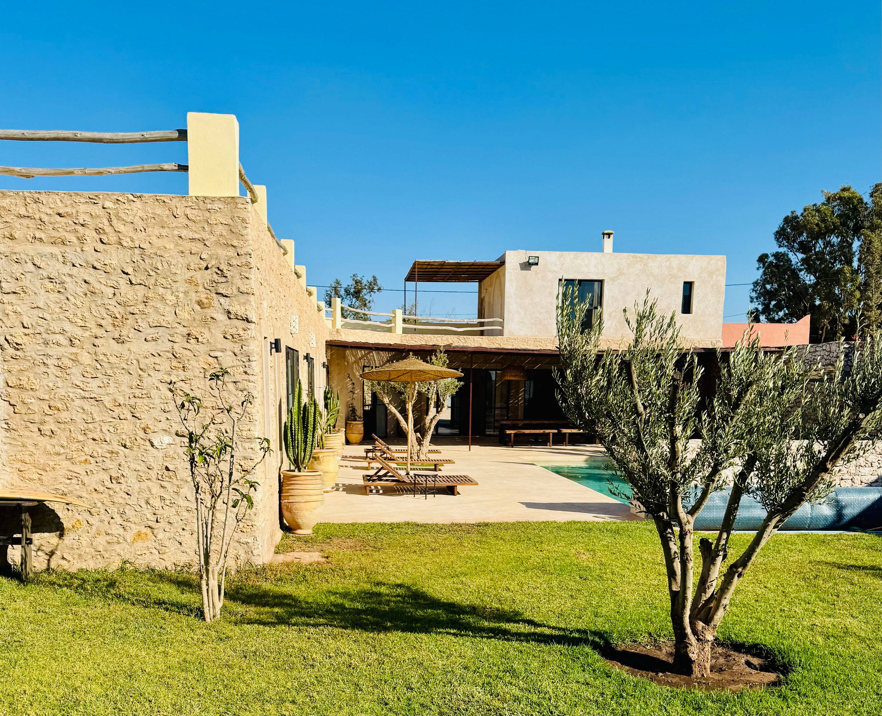 Loue villa de prestige à Essaouira - 4 chambres, 8 couchages, piscine chauffée