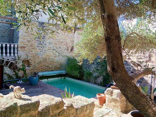 Loue maison ancienne 100m² à Montbazin (34), avec petite piscine - 2 chambres5 couchages