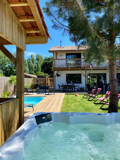 Loue maison de charme - Piscine, jacuzzi - Proche plages, 12 couchages - La Teste-de-Buch (33)