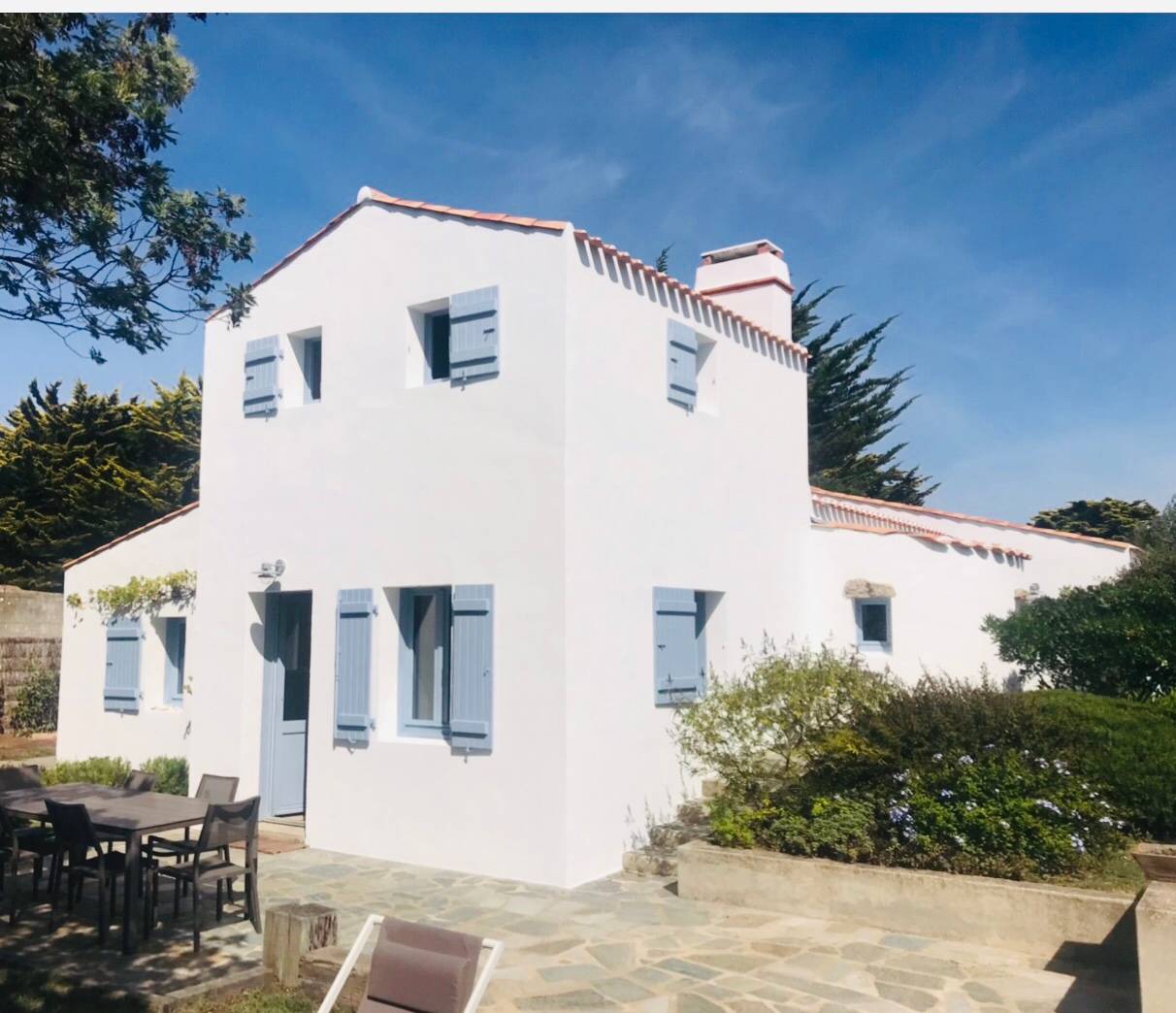 Loue maison à 50m de la plage de la Linière avec une vue sur mer - 10 couchages - Noirmoutier-en-l’Île (85)