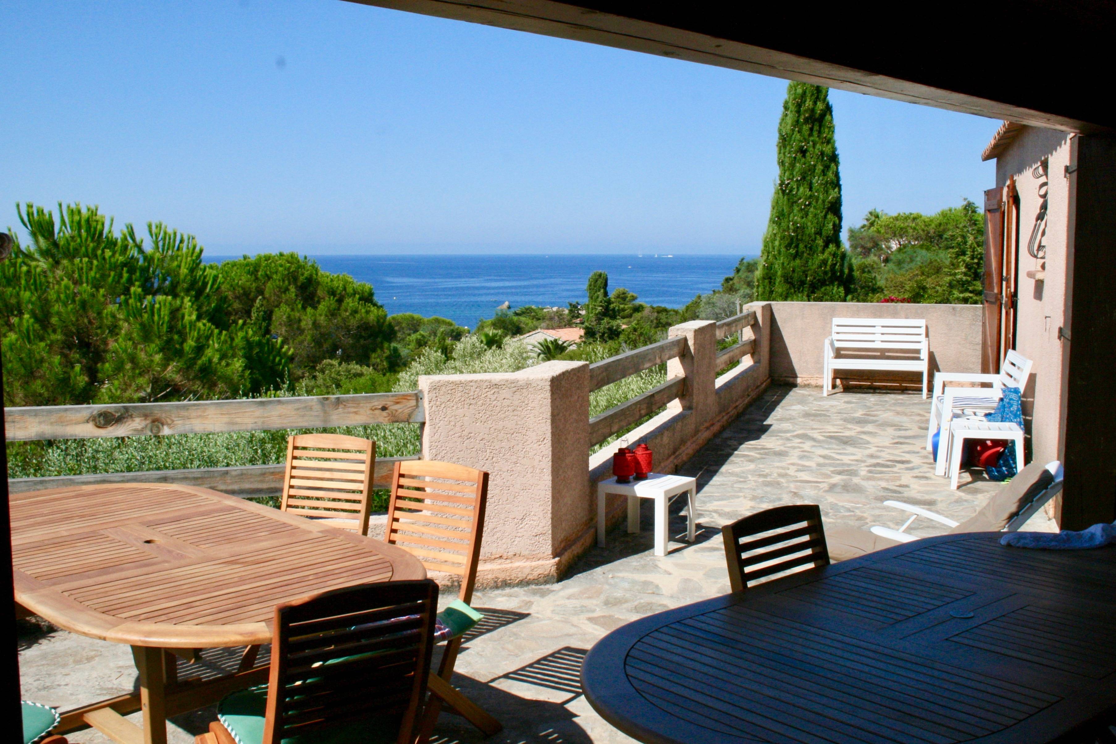 Loue Villa Corse-du-Sud, Mer à pied, vue magnifique, - 5 chambres, 10 couchages - Pietrosella (20)