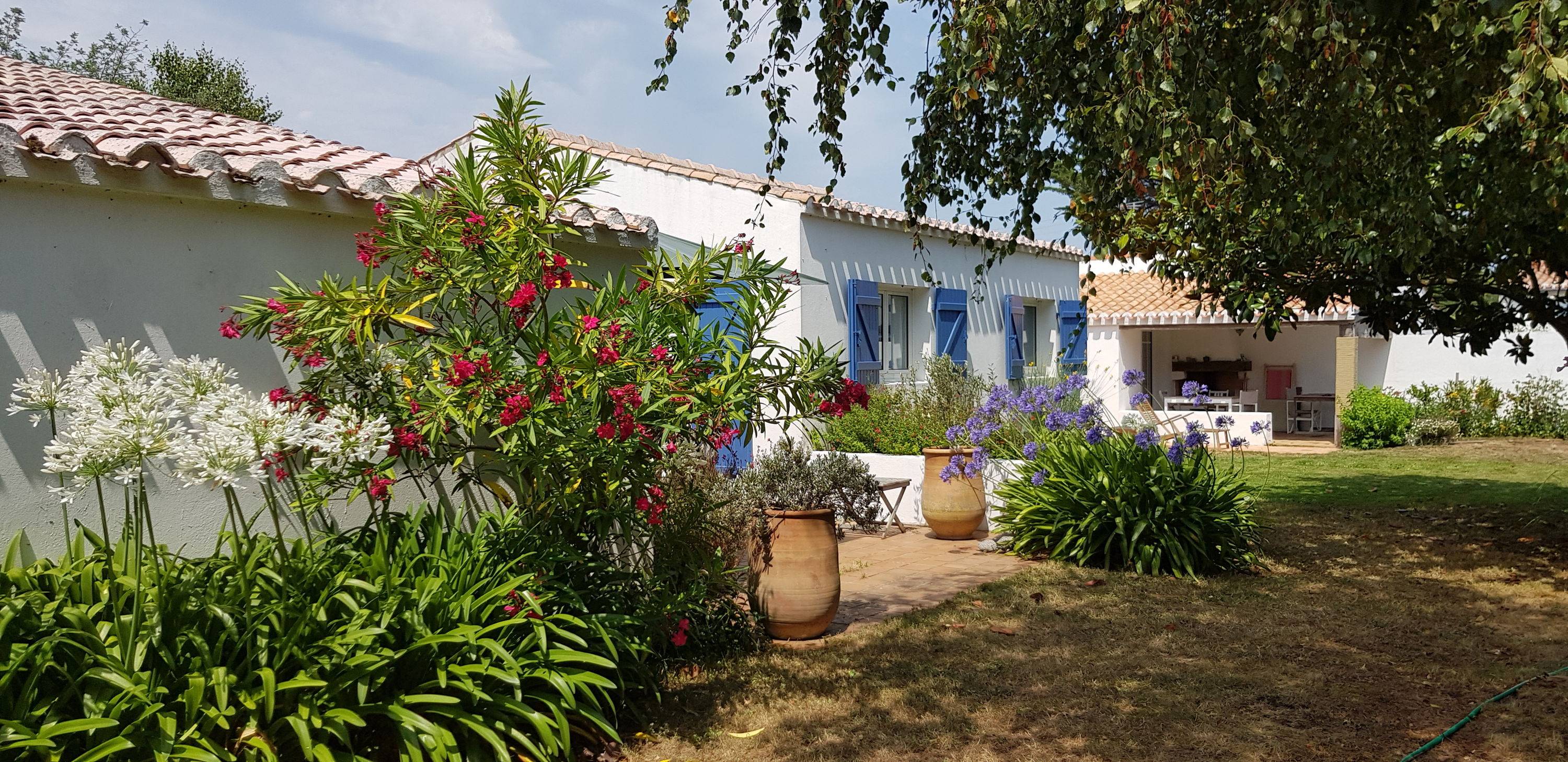 Loue maison familiale avec studio - 4 chambres, 8 couchages - Noirmoutier-ville proche Bois de la Chaise