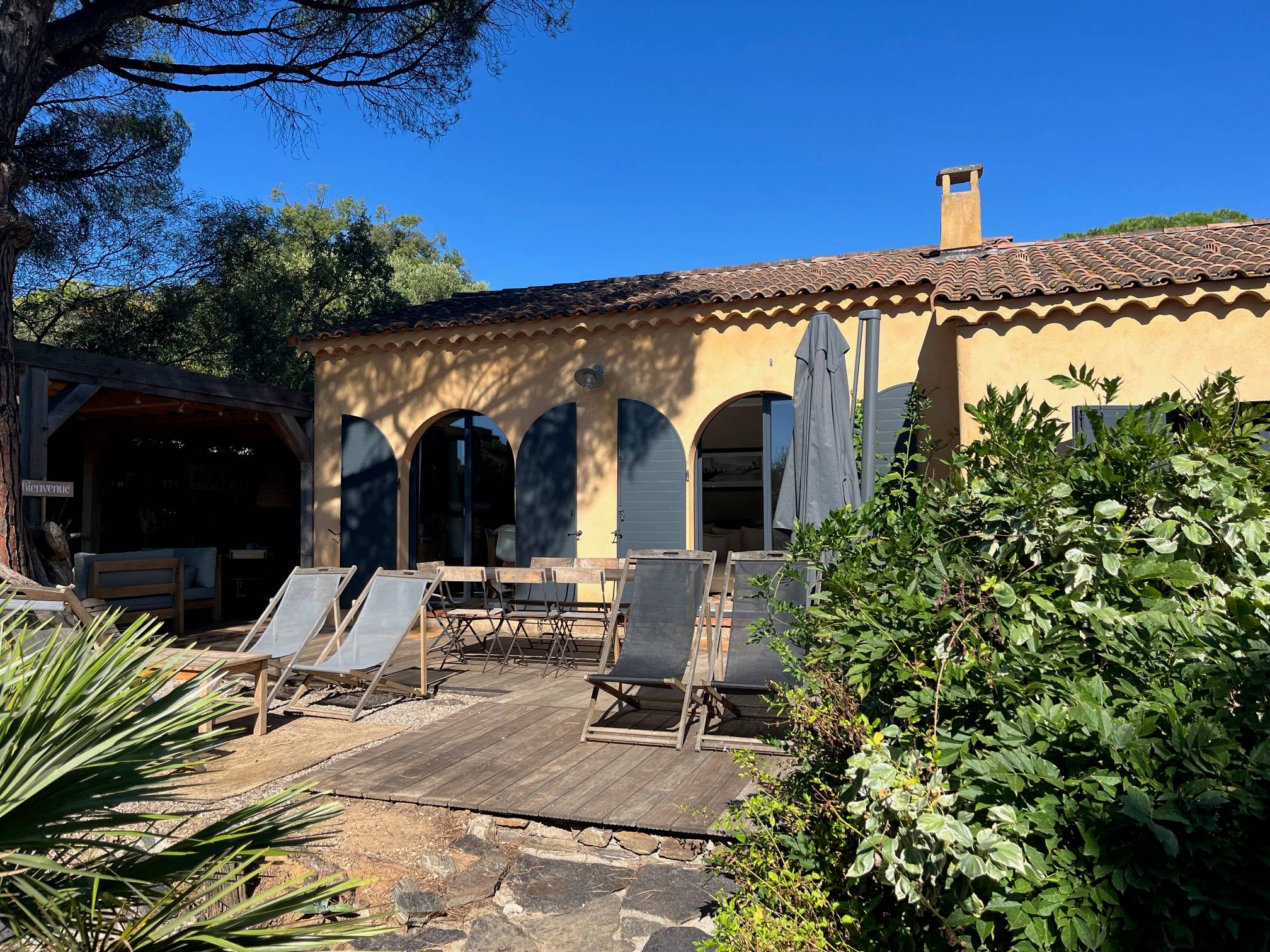 Loue maison Gigaro La Croix-Valmer à 300m de la plage - 5 chambres, 8 couchages