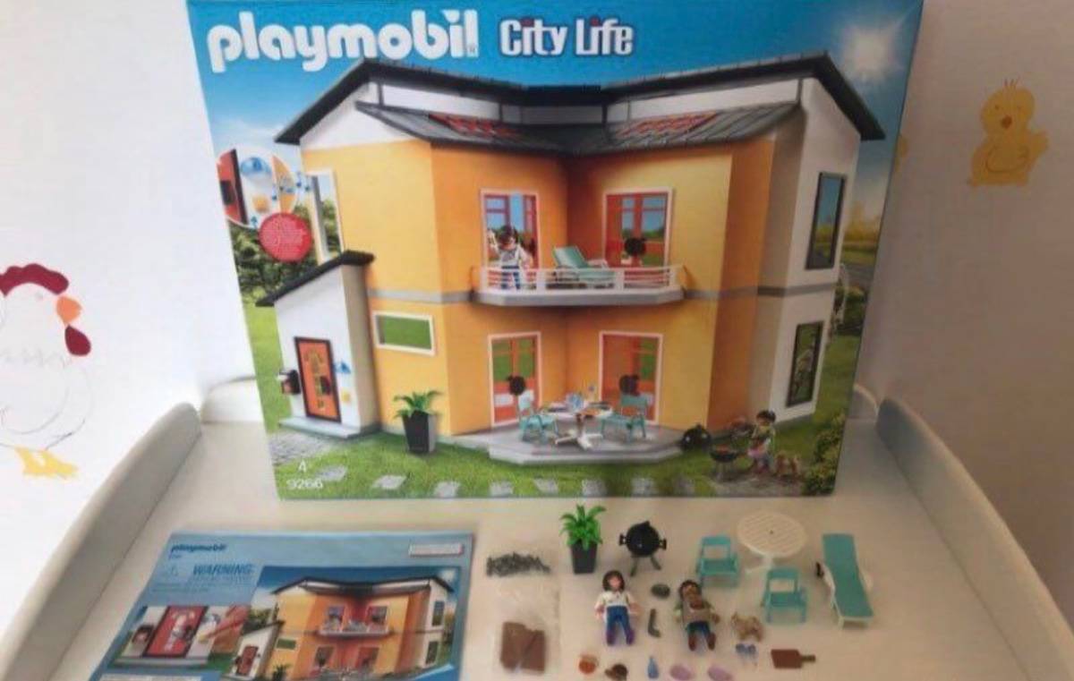 Maison moderne Playmobil scène n• 9266