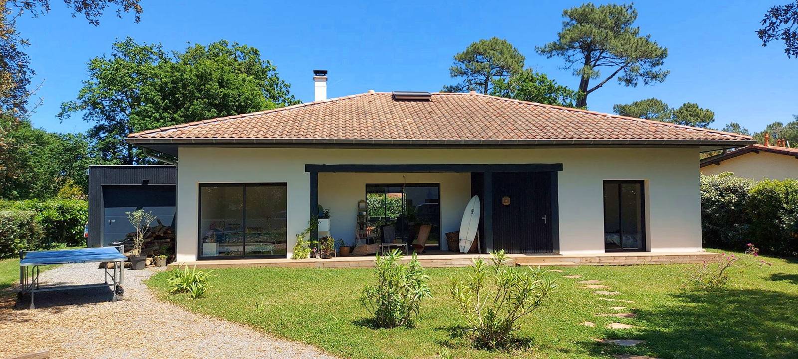 Loue Maison Océane avec piscine - 4 chambres, 8 couchages, Labenne Océan (40)
