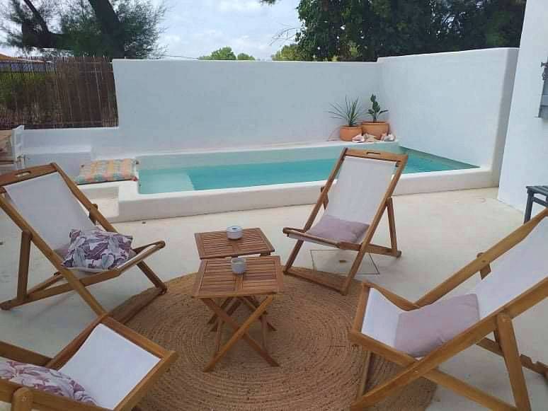 Loue maison de pêcheurs avec piscine - 3 chambres, 6 couchages - Sigean (11)