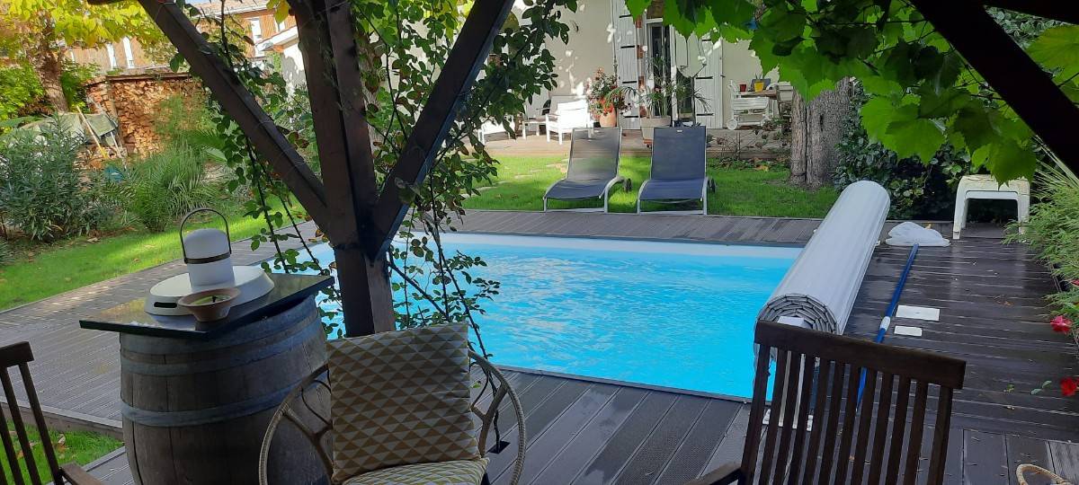Loue Maison avec piscine - 4 chambres, 8 couchages, La Teste-de-Buch (33)