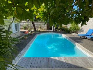 Loue maison plage à pieds, piscine, jardin - 3 chambres, 6 couchages - Plages du débarquement, 2 km Arromanches